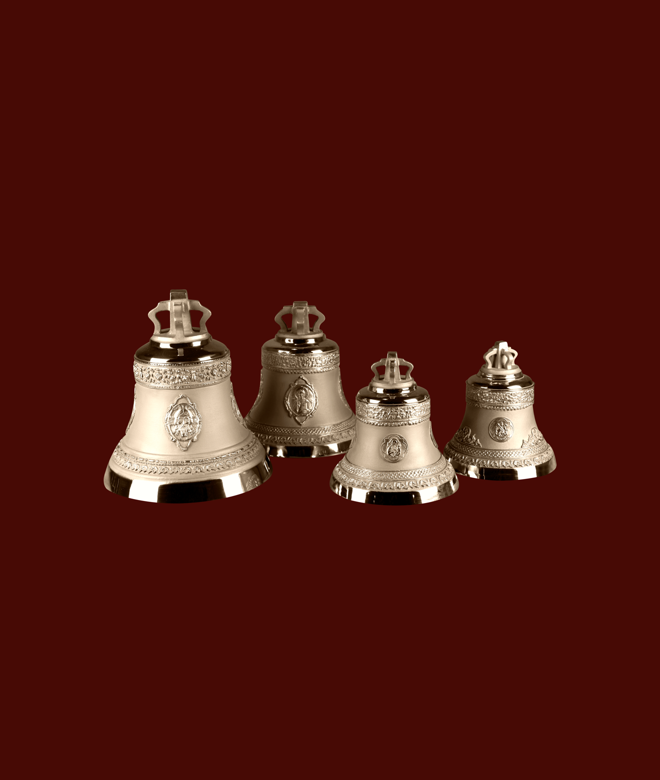 фото Набор №3 из 4-х "Московских" колоколов весом 12,8,6,4 кг в каталоге завода Литэкс