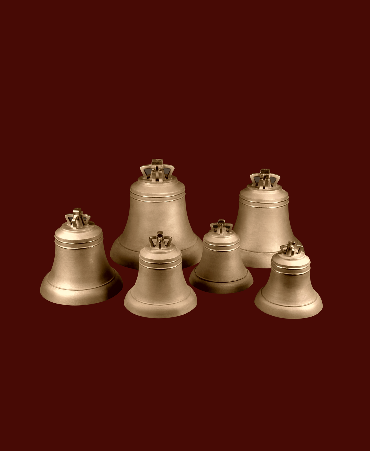 фото Набор №6 из 6-ти "Монастырских" колоколов весом 20,14,8,6,5,4 кг в каталоге завода Литэкс